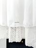 French Embroidered Lace High-Waist A-Line Flared Skirt for Women - Spring/Summer 2026 Collection (White)