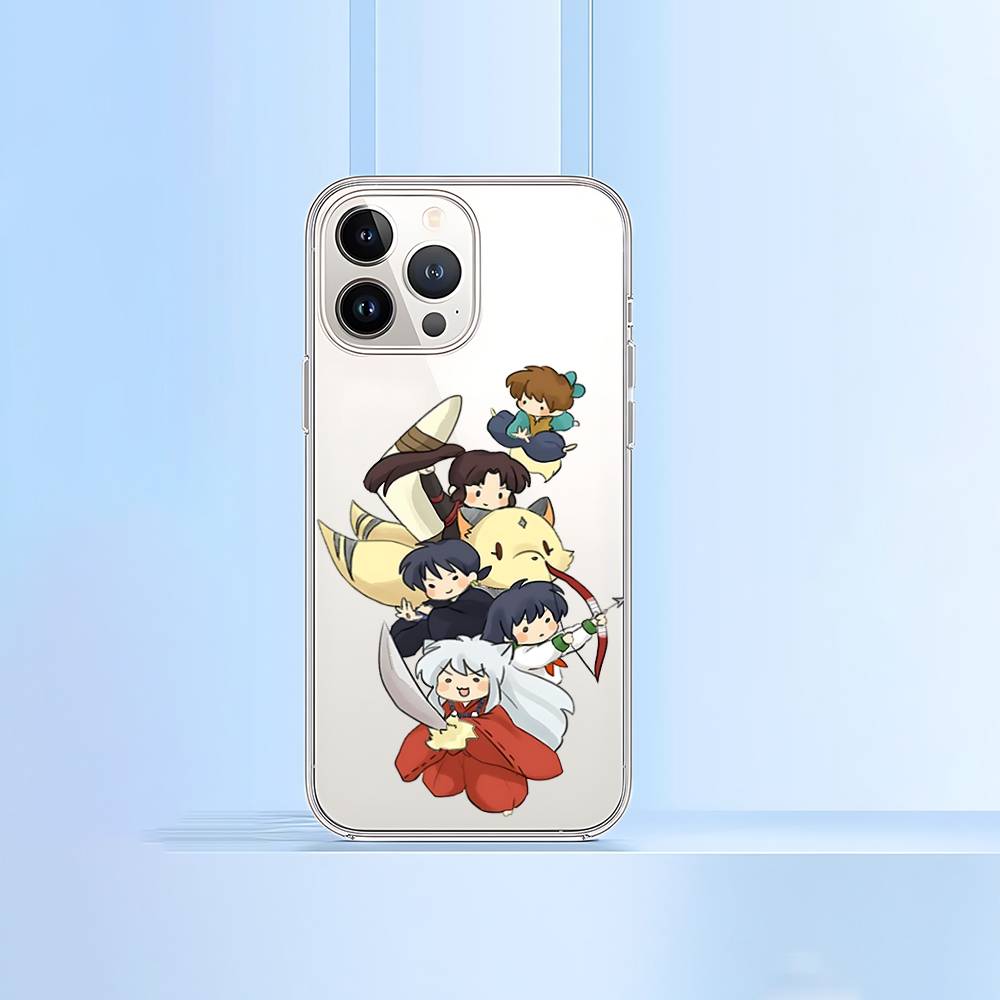 Anime I-Inuyasha Sesshoumaru Phone Case For IPhone 17 16 15 12 11 Pro Max 14 Plus 13 Mini Clear Cover Soft Funda