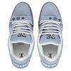 Trainer Cow Leather Low Top Skateboard Shoes Unisex Blue 1AHTVJ