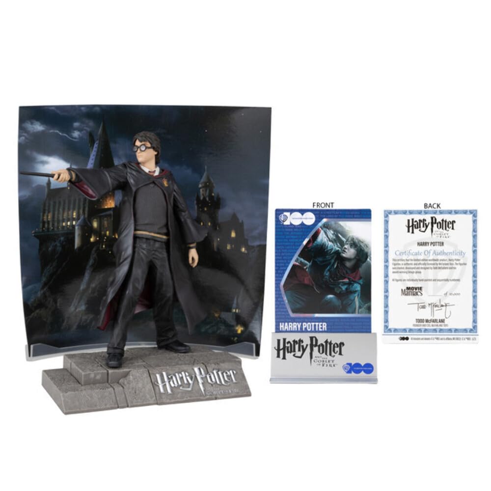 McFarlane Toys - Movie Maniacs 7-inch Pose - WB100 Wave 1 - Harry Potter (Harry Potter and the Goblet of Fire)
