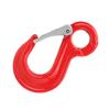 2Ton Round Fixed Eye Lifting Hook with Latch Alloy Steel Crane Hoist Hook for Ship Construction