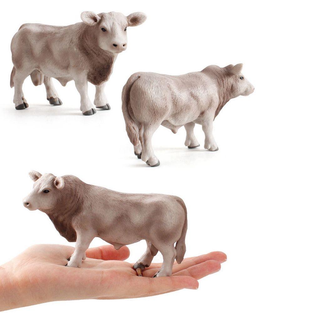 Gifts Simulation Model for Children Baby Animal Figurine Educational Toys Home Decor Cow Models