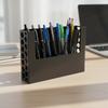 Black Color Remote Control Organizer Honeycomb Design Honeycomb Storage Box  Living Room