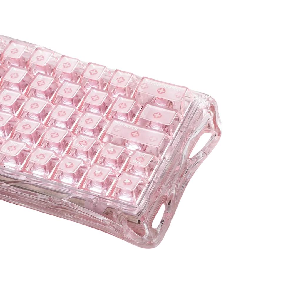 GravaStar - Mercury V60 Crystal Rose Magnetic Keyboard - Crystal Rose Magnetic Gaming Keyboard