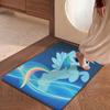 Magical Friendship Pony Gang Theme Rug Soft Nonslip Carpet For Bedroom Study Home Decor Holiday Gift