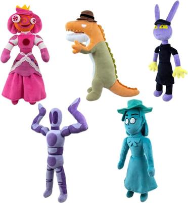 2024 5PCS/SET Cyber Circus Plush Toys the Amazing Digital Circus Cotton Plush Toy Gift for Kids