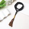 Handheld 45-Bead Muslim Rosary Tassel Bracelet - Middle Eastern Islamic Prayer Jewelry