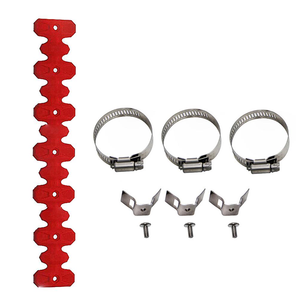 Exhaust Insulation Muffler Cover Motorcycle Flexible Exhaust Heat Shield Motorbikes Head Pipe Guard for 4-stroke Bikes