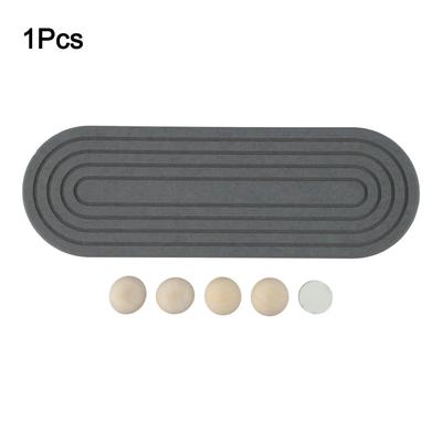 Diatomaceous Earth Drying Mat Bathroom Organizer Drying Caddy Absorbing Mat Multi-Functional Stylish Home Decor