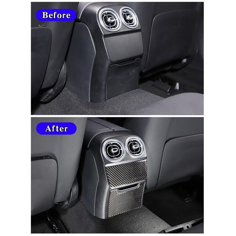 ABLZ-Storage Box Panel Car Storage Box Panel Protection Trim Sticker Accessories For C-Class W206 C200 C260