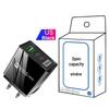 58W Dual Fast Charger with 2PD & QC3.0 for EU/US/UK/KR/AU