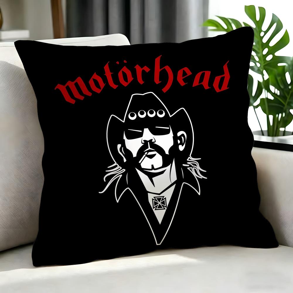 Metal Motrhead Cushion Cover Cushion Cover Set 4Pcs 50X50 45X45 40X40 Pillowcase Decorative Sofa Home Decor