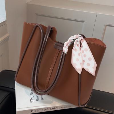 Tote Bag Niche Female Bag Spring Summer Leather Large Capacity Senior Sense Commuter Shoulder Bag Large Bag