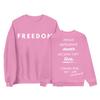 Women's Oversized Long Sleeve Crewneck Sweatshirt Casual Loose-Fitting Drawstring