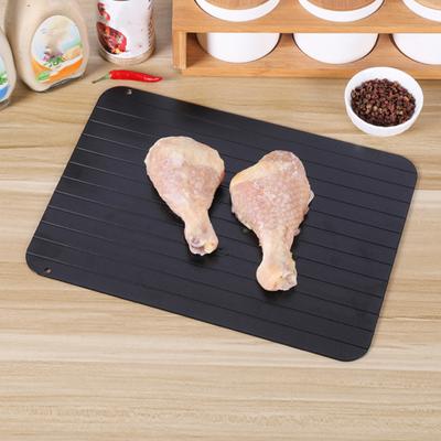 Yousheng Fast Thawing Tray Aviation Aluminum Thaw Plate Quick Defrosting Plate Board Defrost Tray Thaw Master Kitchen Gadgets