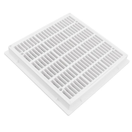 SP‑1031 Pool Main Drain 25.3x25.3cm Replacement Pool Square Main Drain for Swimming Pools Massage Pools SPA Pools White 