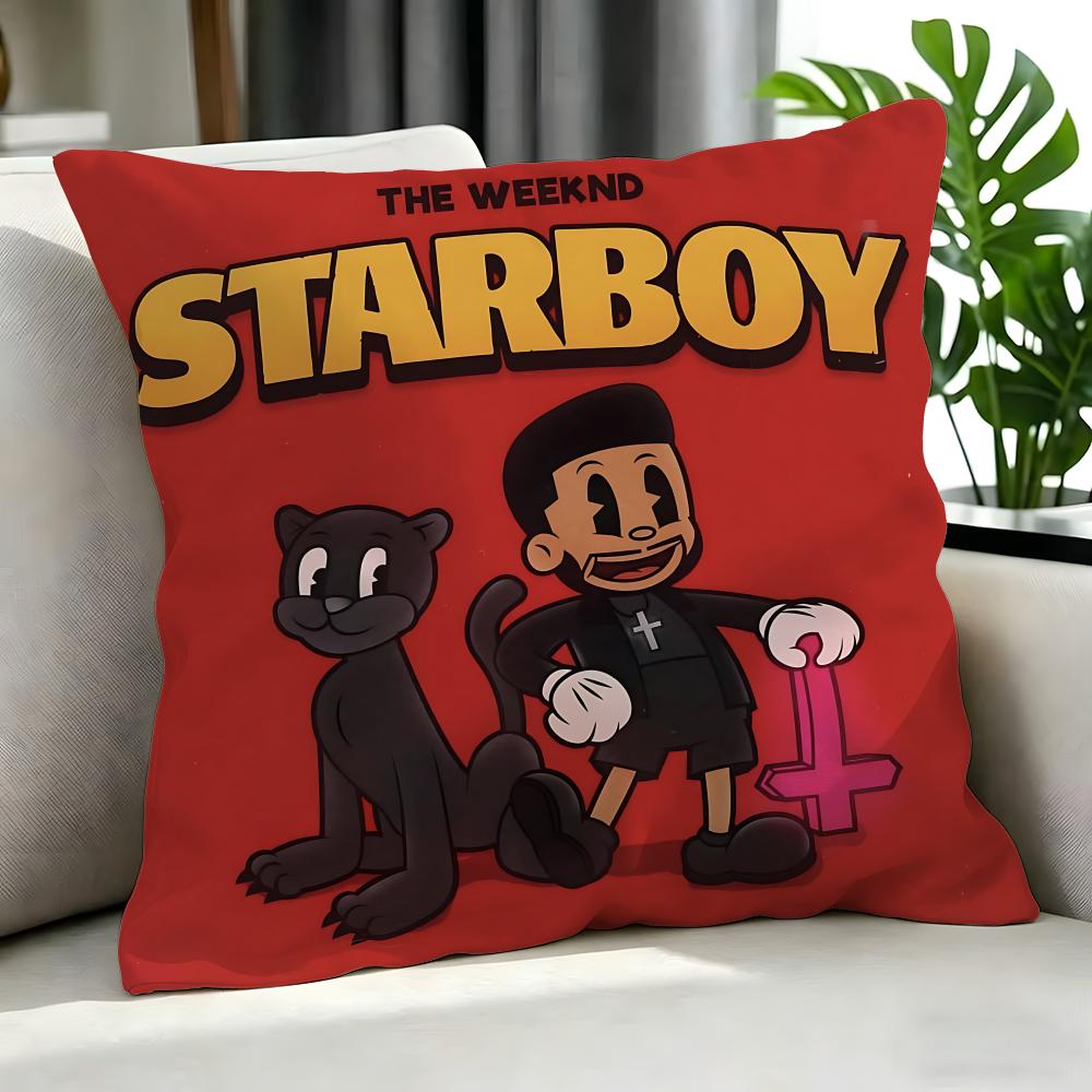 singer The Weeknd Cushion Cover Cushion Cover Set Pcs x x x Pillowcase Decorative Sofa Home Decor