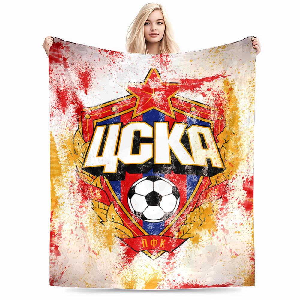 CSKA Football Club Logo Blanket for all seasons blanket lunch break throw gift
