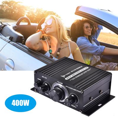 400W DC12V BT מגבר HiFi לרכב סטריאו מוסיקה מקלט FM MP3 מגבר כוח