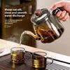 Glass Tea Pot Thickened Heat-resistant Boiling Kettle Tea Water Separation Large Capacity Tea Brewing Device