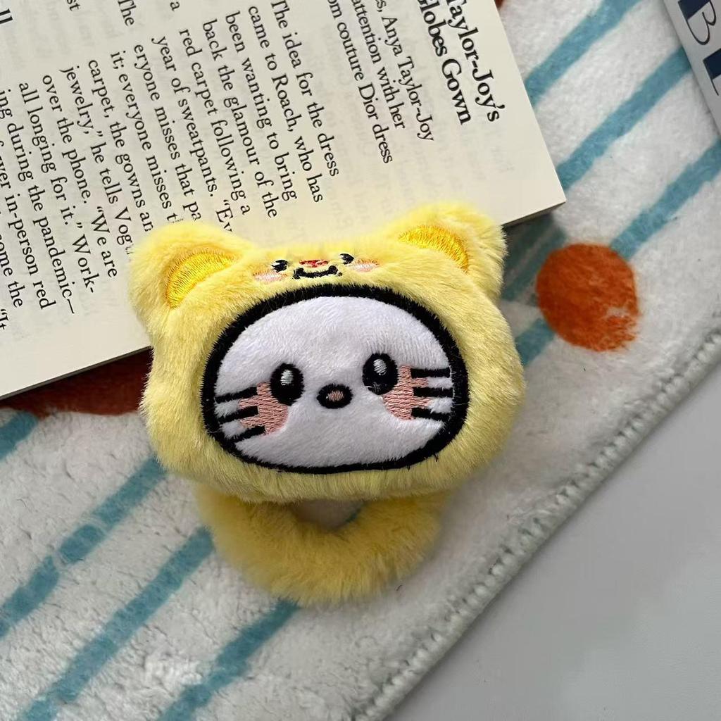 Entzückender Plüschbär und Welpen-Haarring – perfekt für hohe Pferdeschwänze im Herbst und Winter