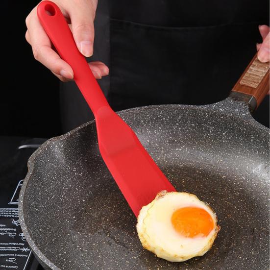 Silicone Small Fried Shovel Heat-Resistant Up To 446 Degrees Fahrenheit Non-Stick Spatula BPA-Free Kitchen Utensil