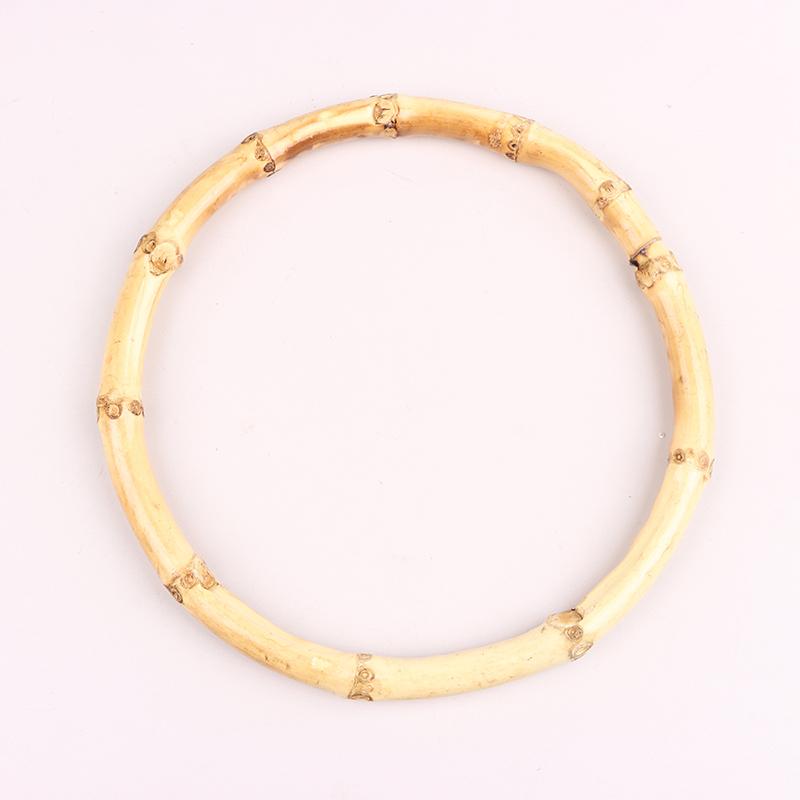 Gift Box Handle Round Bamboo Purse Handles Diy Bamboo Detachable Bamboo Bag Handles Handbag Band Handle