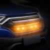 LED Car Lights 4Pcs Front Grille LED Light Safety Warning Light Harness For Honda CRV 2017-2024 Car Accessories LED Signal Lamps