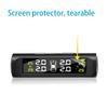 Universal Car Tire Pressure Monitoring System Tyre Temperature Warning Monitor USB / Solar TPMS Auto Security Alarm Systems