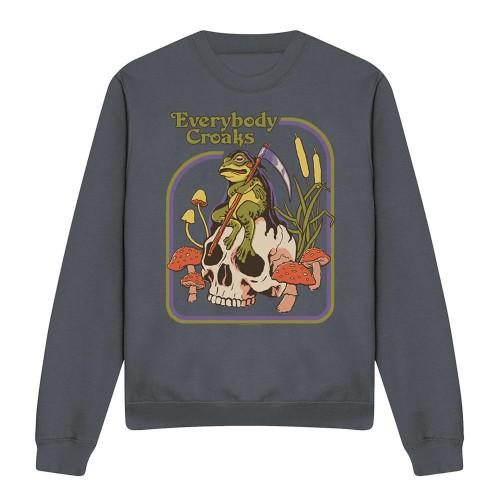 Steven Rhodes Unisex Adult Everybody Croaks Sweatshirt