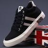 New Spring Mens Shoes Korean Style Trendy and Versatile Fashion Casual Mens Canvas Shoes Lace Up Comfortable Flat Shoes
