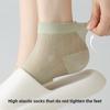 Silk Stockings for Summer Women - Thin Style, Breathable Mesh, Antibacterial, Cool Feeling Short Socks, Cotton-free Cotton Fabric