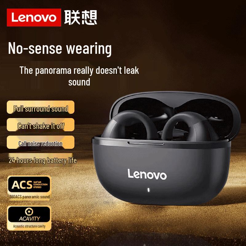 Lenovo TC3403 Ear-Clip Sports Noise-Cancelling Bluetooth Earbuds