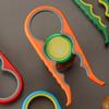 4-in-1 Jar Opener with Non-Slip Silicone Grip Multi-Function Bottle Can Lid Remover for Kitchen Ergonomic Rust-Proof Essential Tool for Arthritis