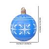 New Plastic Inflatable Christmas Ball - Holiday Decor Ball with Thickened Eco-Friendly PVC