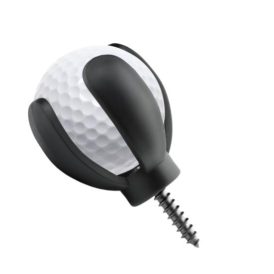 Mini Petal Golf Ball Retriever, 4-Prong Golf Ball Grabber Picker, Putter Grip Golf Ball Sucker Pickup Tool with Screw, Golf Accessories