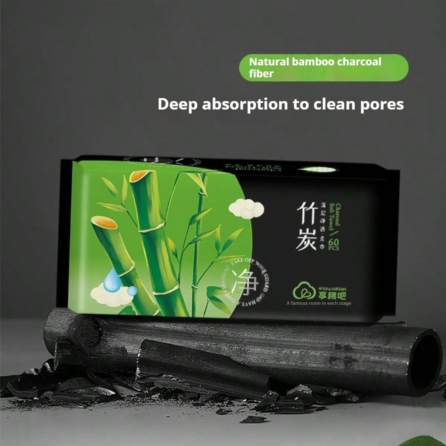 30/50/100 Stück/Packung Baumwolltuch Bambusfaser Gesichtsreinigungstücher Natürlich Einweg Waschlappen für Gesichtstücher Weich Saugfähig Umweltfreundliche Reinigungstücher