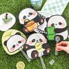 Süßer Cartoon-Panda-Handfächer 50er-Pack