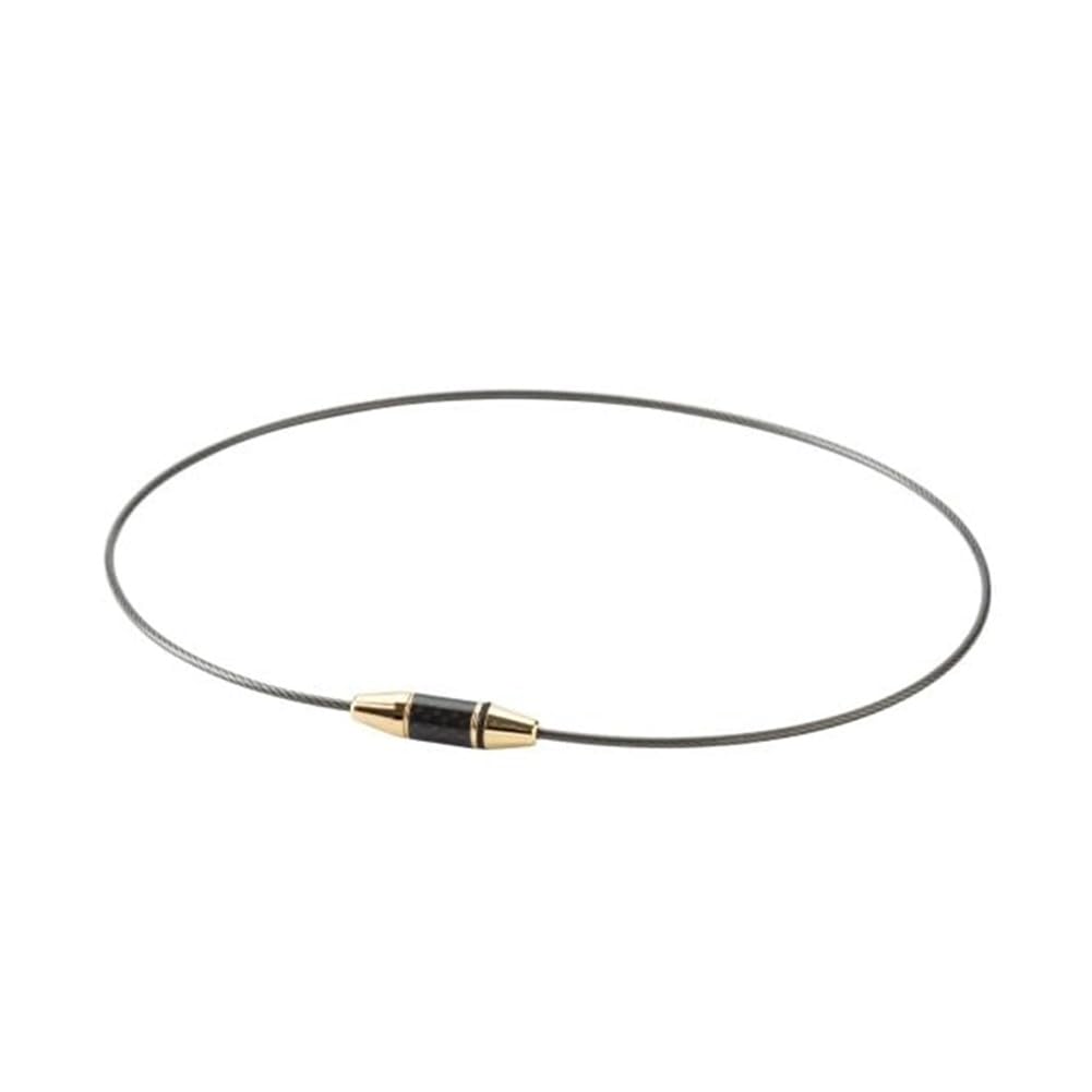 

phiten RAKUWA ожерелье проволока EXTREME Carbon Gold 45 см Phiten Advanced Technology Men || [Жесткие плечи] [Жесткая шея] [Использует Metax] Мужская