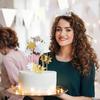 20/1Pcs Mini Crown Cake Decoration Pearl Tiara Gold Silver Crowns Cake Topper for Children Hair Ornaments Wedding Birthday Party