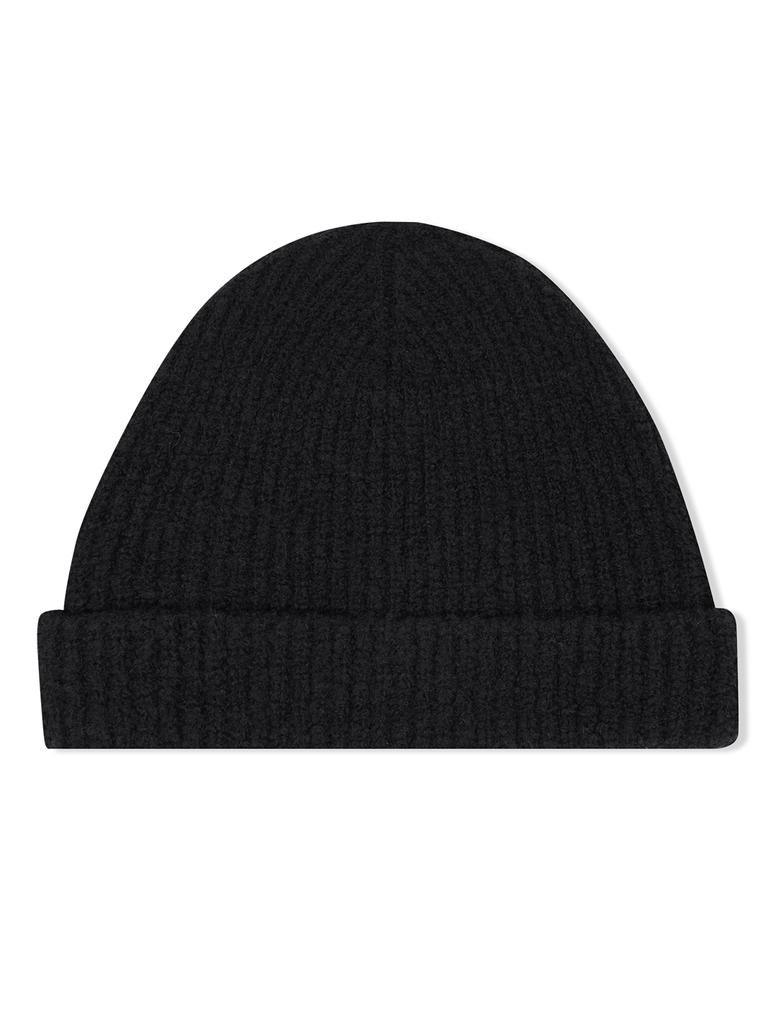 YESEYESEE Fuzzy Beanie Black