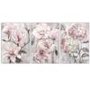 3pcs Pink Flowers Posters Frameless Wall Art Canvas Prints Floral Nordic Paintings Home Decor Pictures For Living Room