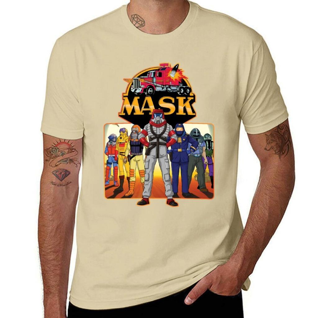 Always Wear Your M.A.S.K T-Shirt Shirts Graphic Tees Blouse Quick Drying Clothes for Men