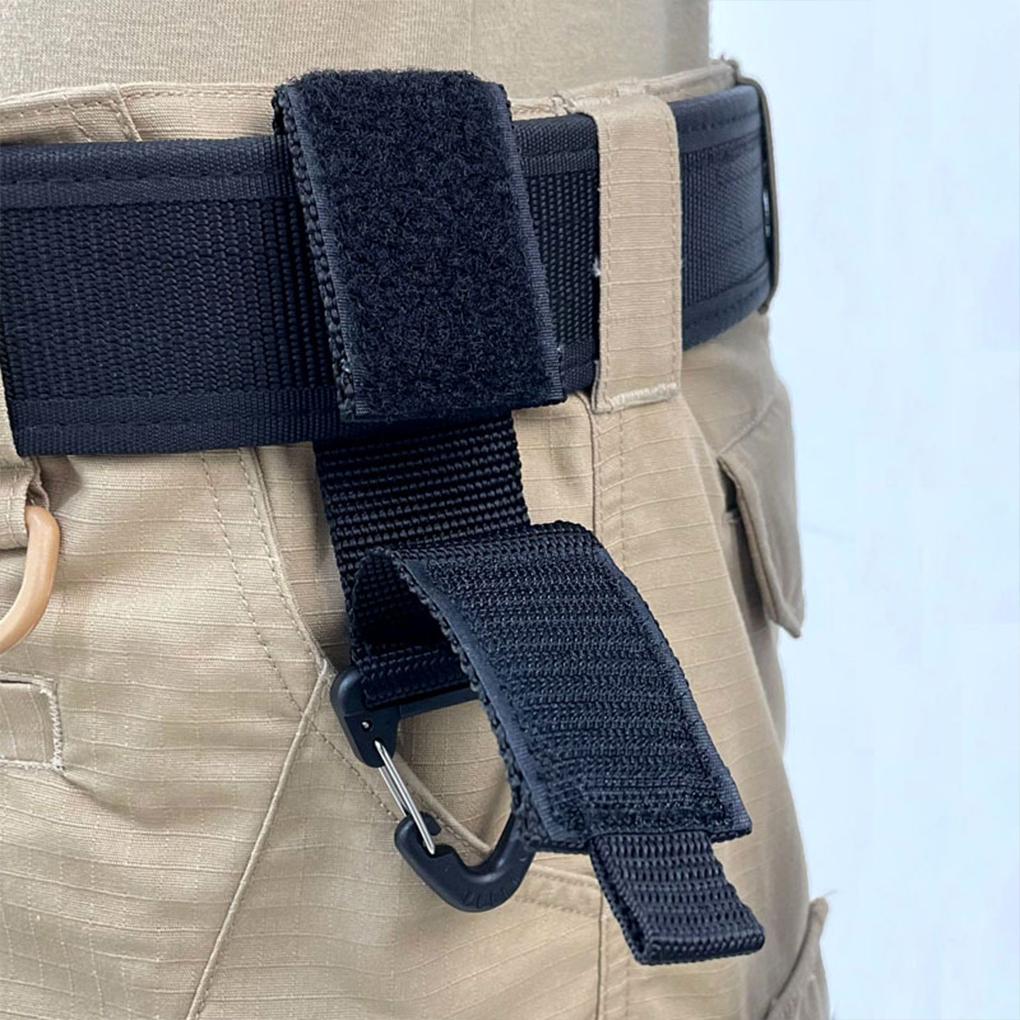 4pack/lot Durable Nylon Gloves For Outdoor Camping With High Strength Buckle Mountaineering Buckle