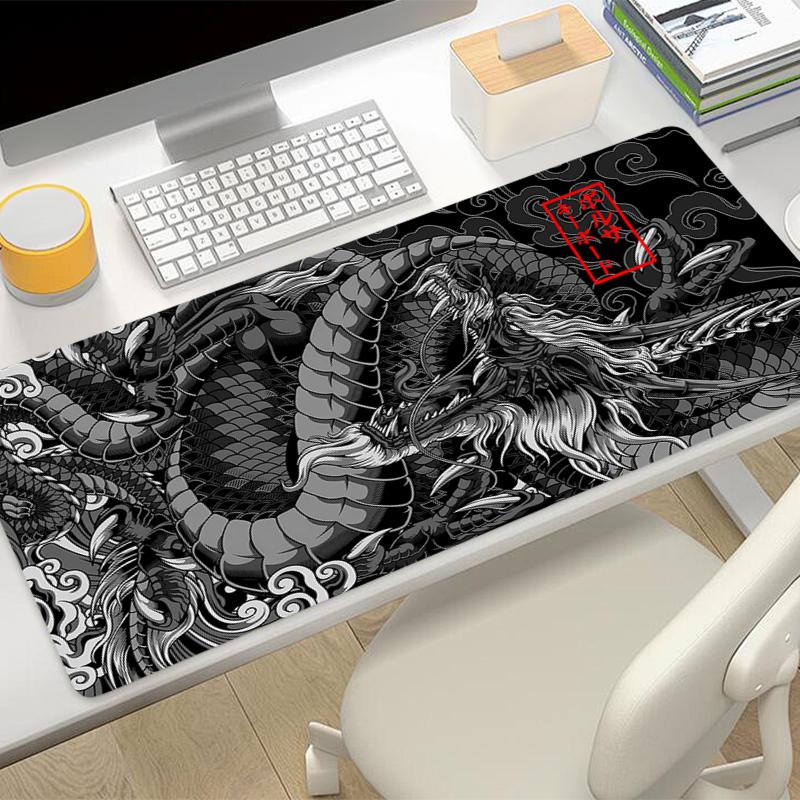 Dragon Mousepad Computer Game Mouse Pad Gaming Accessories Large Non-Slip Printing Deskmat Keyboard Pad PC carpet Anime Mousepad