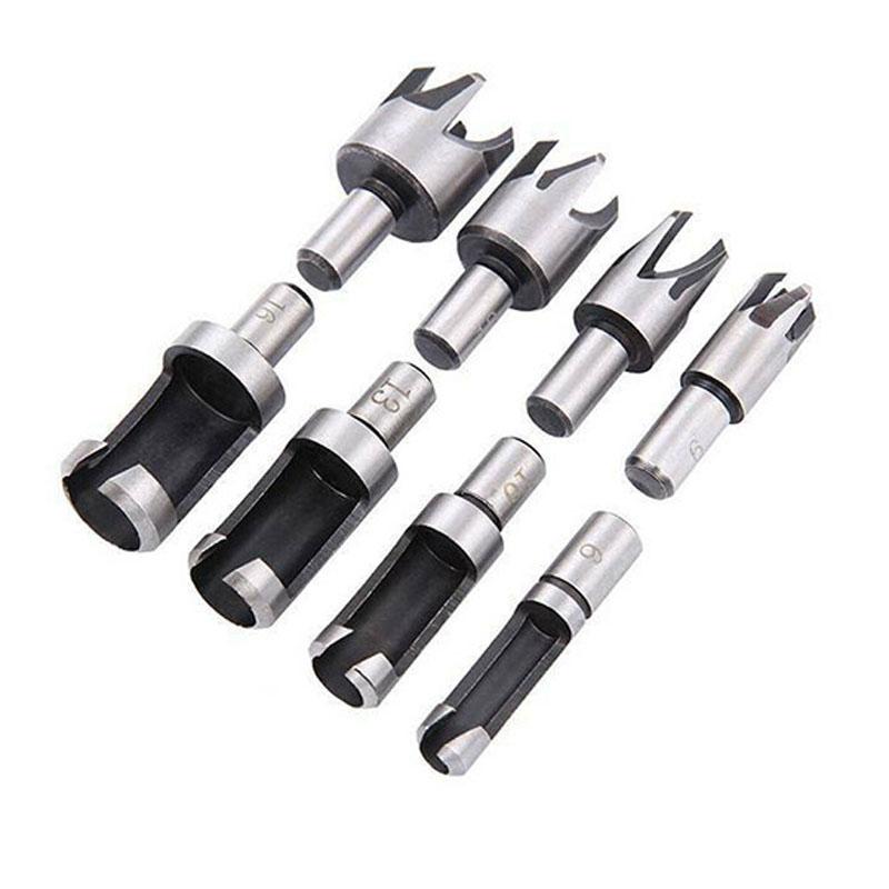 

8 шт. Фрезы для деревянных пробок из углеродистой стали, Сверло для деревянных пробок, Сверла для деревообработки, Цилиндрический тип, Тип когтя, Круглые сверла для деревянных шипов, Инструменты