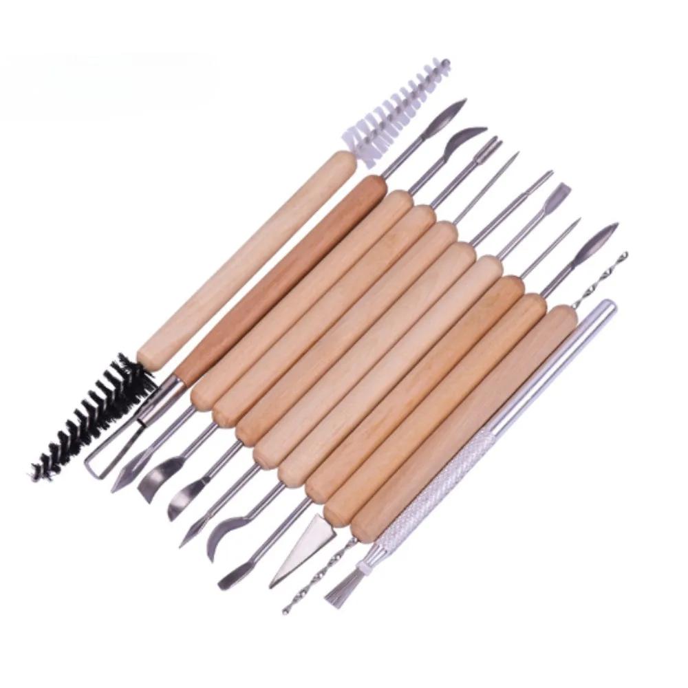 

2025 Инструменты для лепки для взрослых начинающих 11 шт. Инструменты для моделирования из глины, Инструменты для глиняной керамики и Наборы глины Точечная роспись Новинка