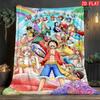One Piece Summer Light Blanket Thin Soft Flannel Blanket for Air Conditioning Room and Daily Use THW