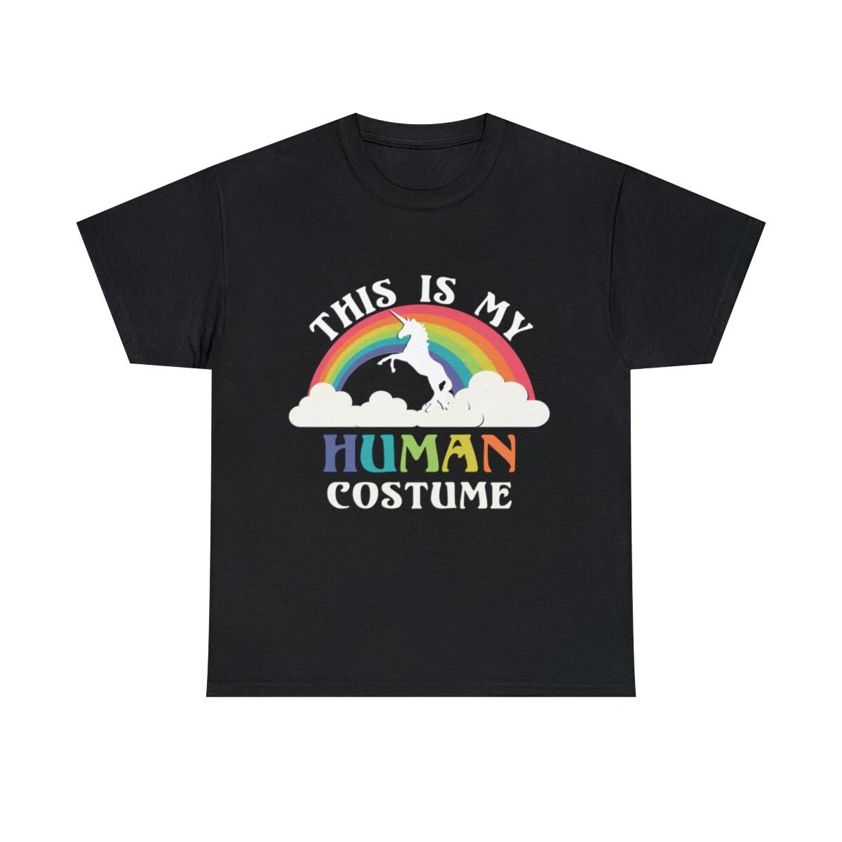 This Is My Human Costume Graphic Tee Shirt, S-5XL 4XL