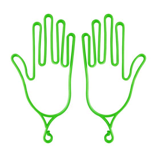 2 Pcs Golf Glove Holders Plastic Golf Gloves Stretcher Support Frame Storage Hanger Keeper